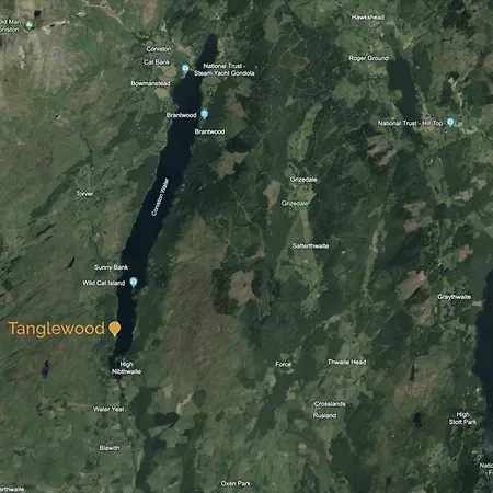 Tanglewood, Stunning Lakeside On Coniston Water Vakantiehuis High Nibthwaite